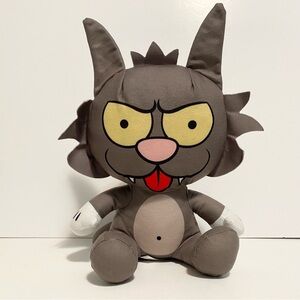 The Simpsons Scratchy The Cat 10" Plush 2021 Toy Factory Stuffed Animal Itchy